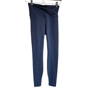 Lululemon Always On High-Rise Tight 28" Flocked Everlux Floral Code Blue Size 4